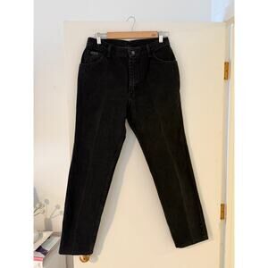 ✨ Vintage Wrangler Black Denim Jeans | High Rise‎ Straight Leg Western Denim